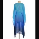 Gottex  Harmony Caftan S NWT Swim Coverup Ocean Blue Vacation Beach Resort Style Photo 7