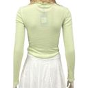 n:philanthropy  Brooke Turtleneck Bodysuit in Chartreuse Evening Blue size S NWT Photo 3