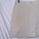 Slazenger  Tan Moisture Wicking Spandex Shorts Lined Athletic Stretch Skirt 2 Photo 1