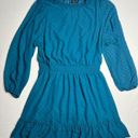 City Chic City‎ Chic Dobby Tiered Blue Mini Dress Womens size 16 Photo 2