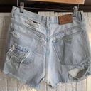 Guess Vintage  Distressed Cut Off Denim High Rise Jean Shorts Made in USA Size 31 Photo 3