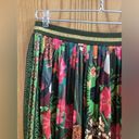 Farm Rio  Bosque Pleated Midi Skirt Photo 4