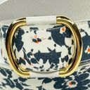 White and Floral Reversible Belt Size XS Photo 5