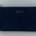 DKNY NWT  Makeup Bag Navy Pinstripe Travel Zip Bag Clutch Pouch Photo 0