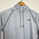 Under Armour  Velocity Pullover Hoodie Loose Fit Women’s Medium Wordmark Gray Photo 1