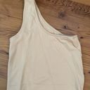 Wild Fable Cream One Shoulder Tank Photo 0