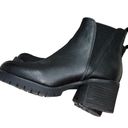 MIA Jody Black Chunky Zip Ankle Boots Booties Women Sz 7.5 Photo 5