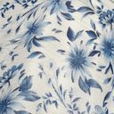 Lulus NEW  Stunning Shine White Blue Floral Print Halter Mini Dress XS NWT Photo 3