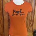 Poof Vintage Y2K witch  your gone baby T Photo 4