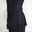 Bisou Bisou  black mesh sheer top peplum dress, women's size 4 Photo 9