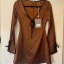 House Of CB NWT  Sakina Dress in Coffee Photo 0