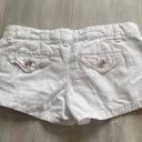 Aeropostale Jean Shorts White Size XS Photo 2