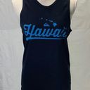 Quiksilver   Regular Fit Hawaii Black with Blue Logo Tank Top Size Small Photo 0