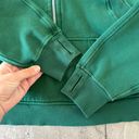 Lululemon Scuba Oversized Half-Zip Hoodie in Everglade Green Photo 4