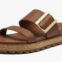 Sorel  Roaming leather slide sandals Photo 0