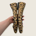 Ann Taylor Cheetah Animal Calf Hair Leather Ballet Flats 7.5 Photo 4