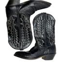 Laredo Black Leather Cowboy Western Boots Photo 0