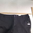 St. John’s Bay St Johns Bay Women's Straight Leg Chino Pants Black Flat Front Plus New 28WS Photo 7