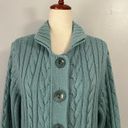 Carlisle  Longline Chunky Knit Button Down Sweater Cardigan Women’s Size XL Photo 4