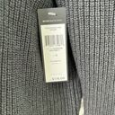 BCBGMAXAZRIA  Charcoal Rib Knit Crew Neck Sweater, Size S Photo 3