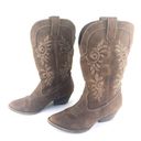 Rampage  Ram-Vida 429105 Womens Mid Shaft Brown Western Cowgirl Boots Sz 7M Rodeo Photo 3