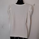 Nine West  white puffy sleeve sweater Photo 1