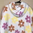 Grayson Threads NWT  Women’s Barbie Embroidered Fleece Sherpa Floral Print Hoodie Photo 6