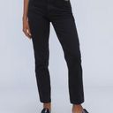 Everlane  The Original Cheeky Jean in Coal Black Size 33 Crop Photo 0