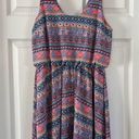 Lush Clothing Lush Colorful Mini Dress - Size Medium Photo 0