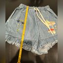 Disney Peter Pan Tinker Bell Denim Ruffle Shorts Photo 10