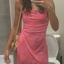 Urban Outfitters Pink Patterned Midi Dress Photo 5