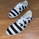 Charlotte Russe  striped sneakers black and white Photo 0