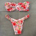 SheIn Floral Strapless Bikini Set Photo 2