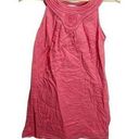 Gap  Tank Dress Womens Size Small Pink 100% Cotton Sleeveless Halter Neck Summer Photo 0