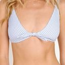 Eberjay Eberjey size Large Betty Cassidy Annia bikini blue white check gingham bow Photo 6