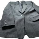 Talbots  Petite 2pc Skirt Suit Blazer Jacket Gray Size 8P Wool NWOT Business Photo 6