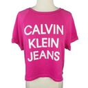 Calvin Klein Jeans  Short Sleeve Boxy Sweatshirt Photo 0