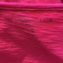 Coldwater Creek  Womens Size XL Pink Eyelet Cotton Blouse Top Photo 4