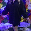 Boohoo Black Satin shirt dress Photo 0