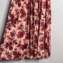 Tuckernuck  NEW Dress Floral Pleated Belted Midi Dress Azzurra Red Size XS Photo 8