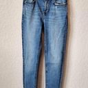 ZARA  Skinny Jeans Size 2 Distressed Hem Photo 0