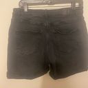 VERO MODA VERA MODA BLACK STRETCH MOM JEAN SHORTS TAJOANA LARGE Photo 1