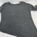 Helmut Lang  Women’s size S  Knit Asymmetrical Pullover Sweater Gray Alpaca Blend Photo 2