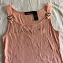 DKNY Vintage  Jeans Pink Heart Tank Top Photo 1