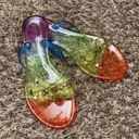 Wild Diva Rainbow Studded Jelly Sandals Photo 2