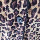 Ralph Lauren Lauren  Leopard Print Satin Pajama Top Photo 3