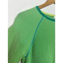 IZOD Y2K Green Lightweight Raglan Crop  Sweater Photo 6