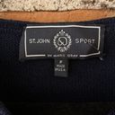 St. John NWOT  Sport navy blue nautical embroidery knit tank top size P (XS) Photo 1