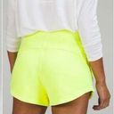 Lululemon  Inner Glow High-Rise Short 3" Neon Garment Dye Solid Highlight Photo 1