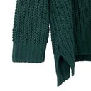 American Eagle  Women’s Forest Green Slouchy Oversized Chenille Sweater Photo 10